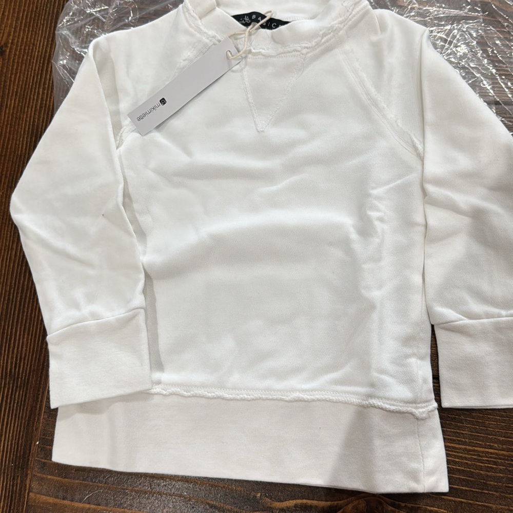 Cozy White Kids Sweatshirt
